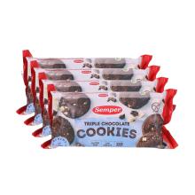 Semper Triple Chocolate Cookies 4-pak