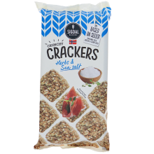 Sigdal Bakeri - Crackers Urter og Havsalt 