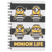 Minions - Min A5 Hardback Spiral Notebook
