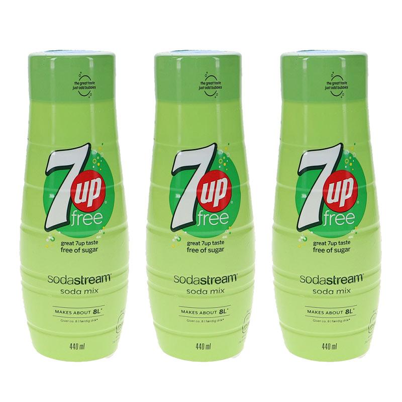 Sodastream 3-pak Soda Stream 7UP Free Uden sukker