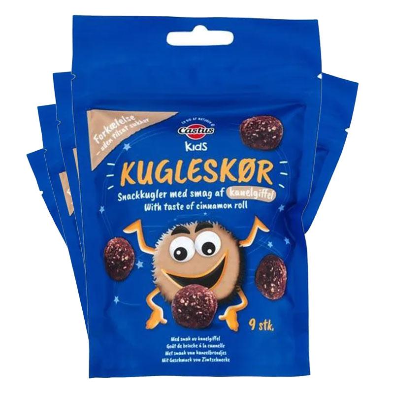 5-pak Castus Rawkugler Kugleskør Dadler m. kanelgiffelsmag