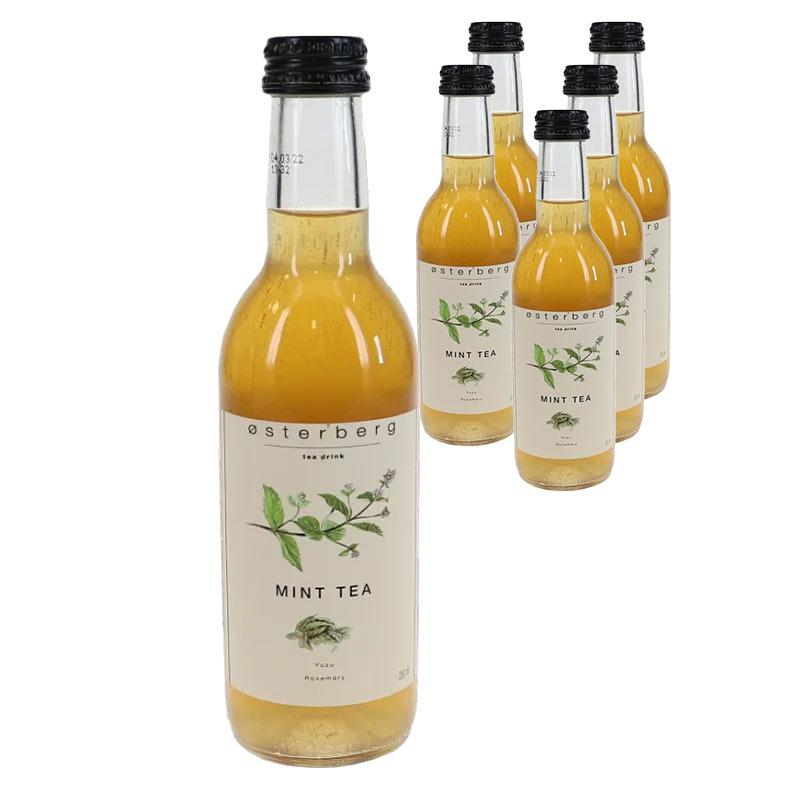 Østerberg Foods 6-pak Ice Tea m. Mynte & Rosmarin Økologisk sukkerfri 250ml