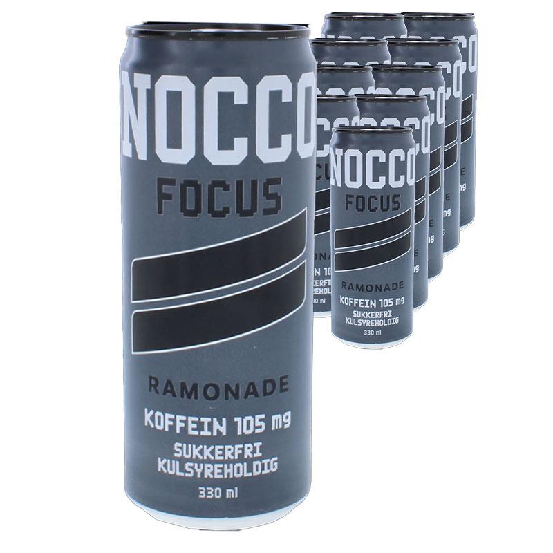 Nocco Focus Ramonade Sukkerfri 10-pak