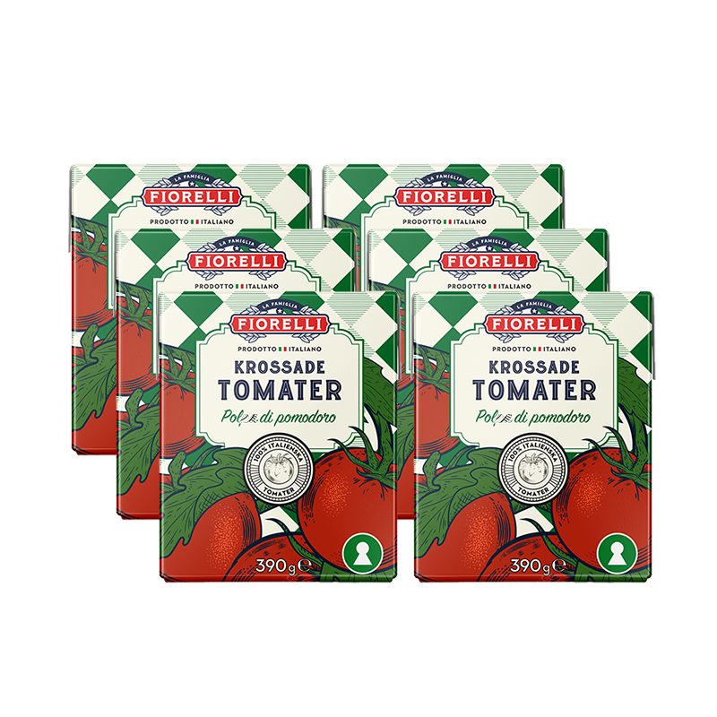 6-pak Fiorelli Hakkede Tomater