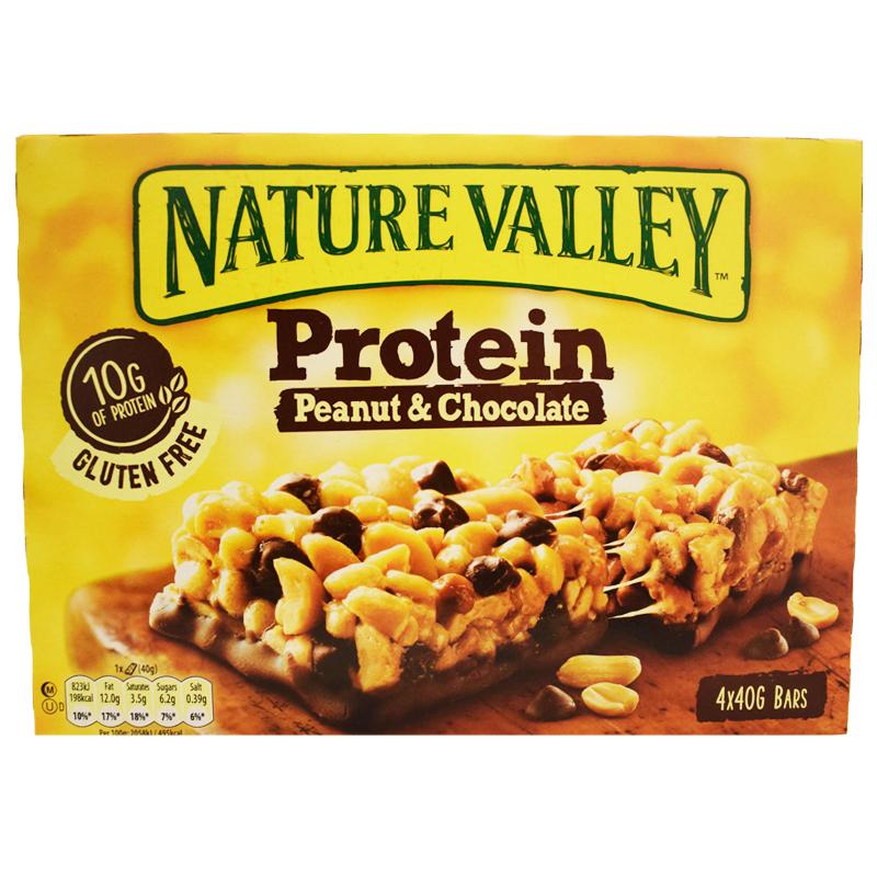 Proteinbarer Peanut & 4-pack, 4 x 40 g fra Nature | Motatos